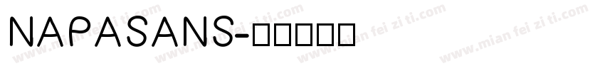 NAPA SANS字体转换